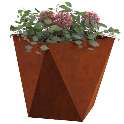 Fioriera 2 pcs Ruggine 40 x 40 x 40 cm | homemem39