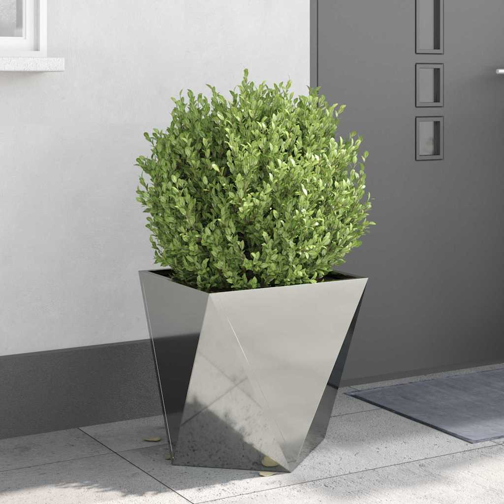 Fioriera Argento 50 x 50 x 50 cm Acciaio zincato