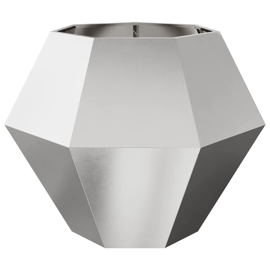 Fioriera Argento 100 x 100 x 80 cm Acciaio inossidabile