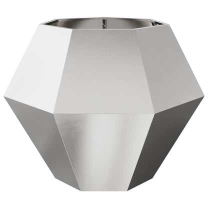 Fioriera Argento 100 x 100 x 80 cm Acciaio inossidabile
