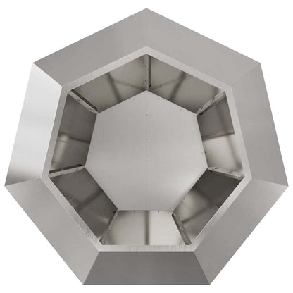 Fioriera Argento 100 x 100 x 80 cm Acciaio inossidabile