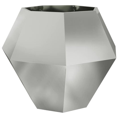 Fioriera Argento 100 x 100 x 80 cm Acciaio zincato