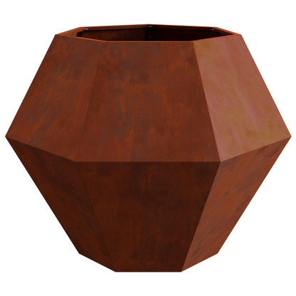Fioriera Ruggine 100 x 100 x 80 cm
