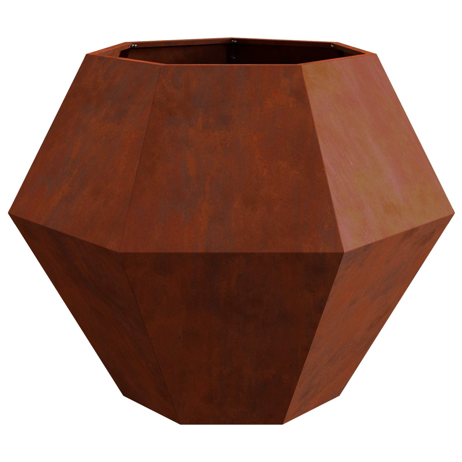 Fioriera 2 pcs Ruggine 100 x 100 x 80 cm | homemem39