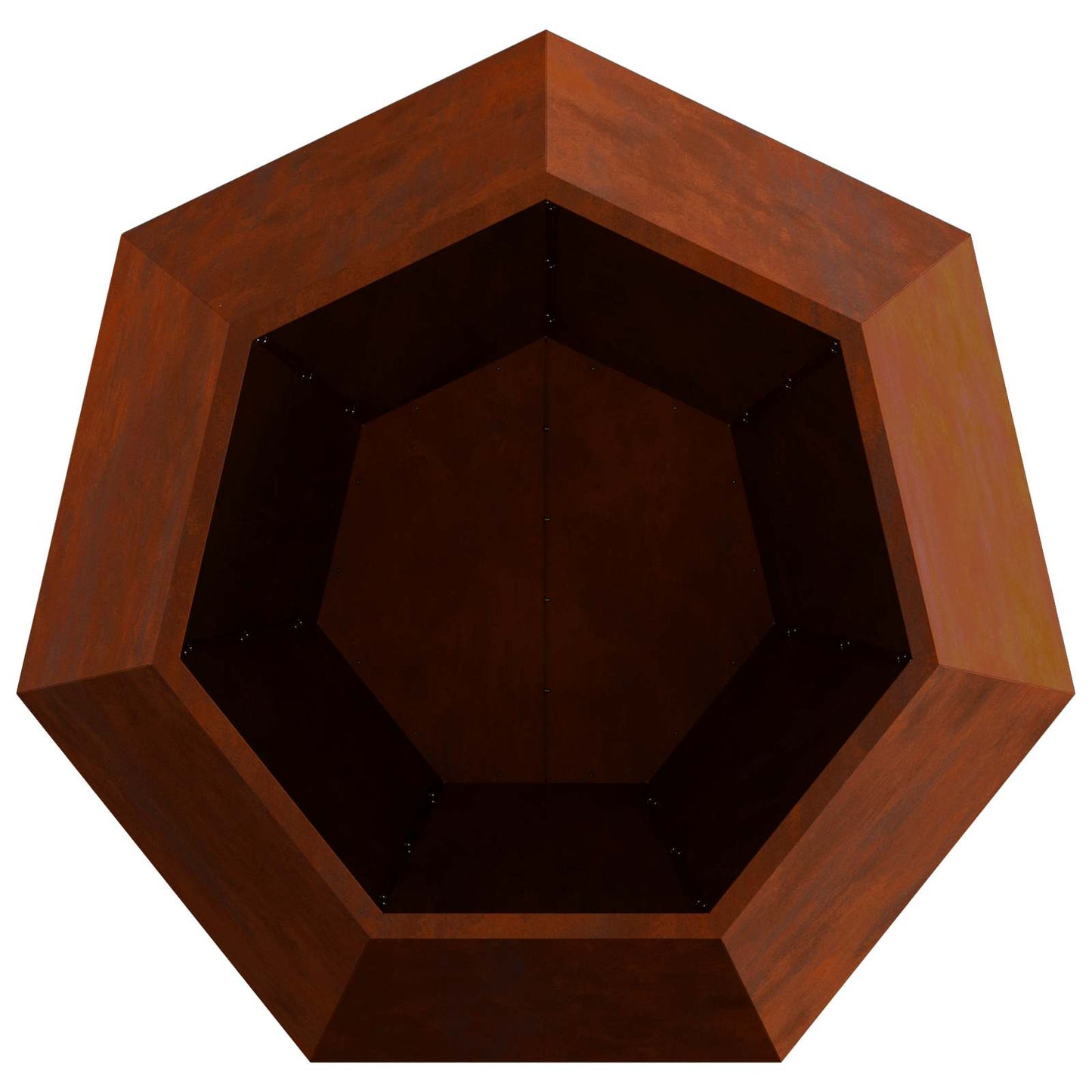 Fioriera 2 pcs Ruggine 100 x 100 x 80 cm | homemem39