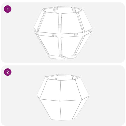 Fioriera Argento 75 x 75 x 60 cm Acciaio inossidabile