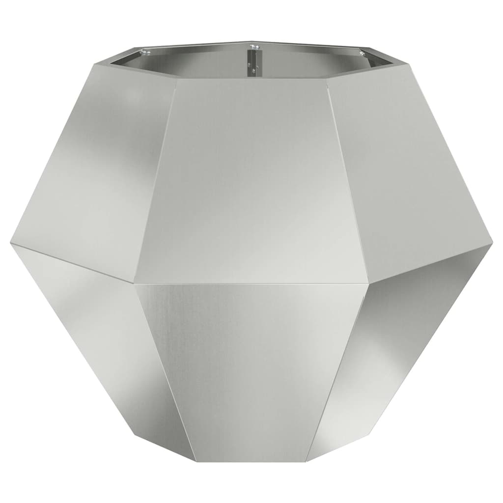 Fioriera Argento 75 x 75 x 60 cm Acciaio zincato
