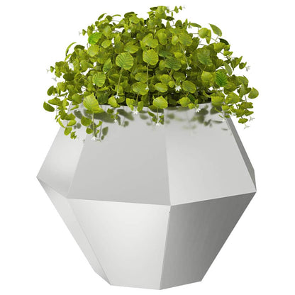 Fioriera Argento 75 x 75 x 60 cm Acciaio zincato