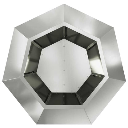 Fioriera Argento 75 x 75 x 60 cm Acciaio zincato