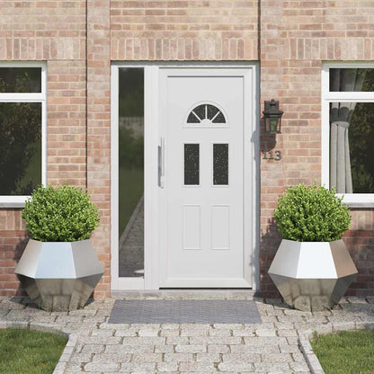 Fioriera 2 pcs Argento 75 x 75 x 60 cm Acciaio zincato