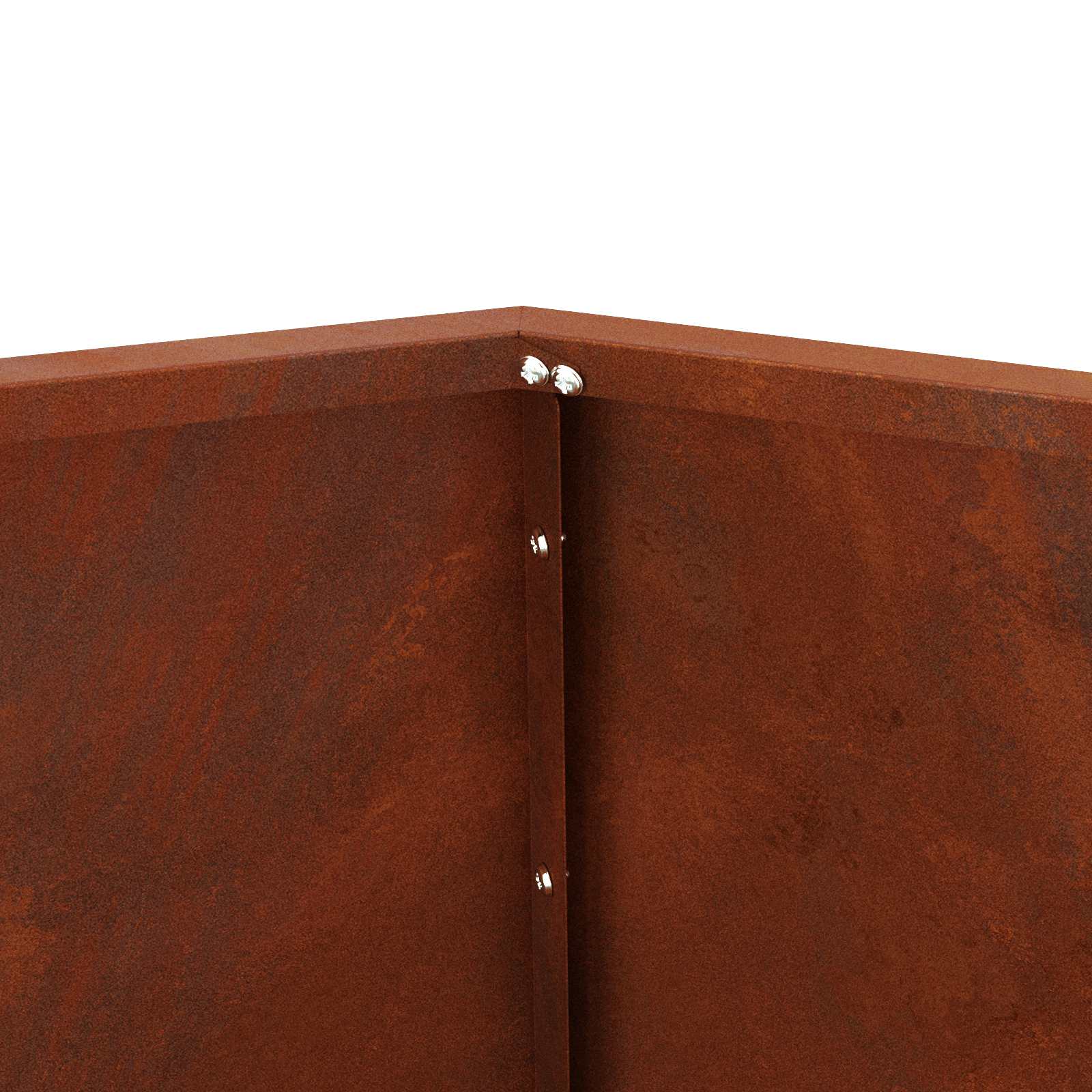 Fioriera 2 pcs Ruggine 75 x 75 x 60 cm | homemem39