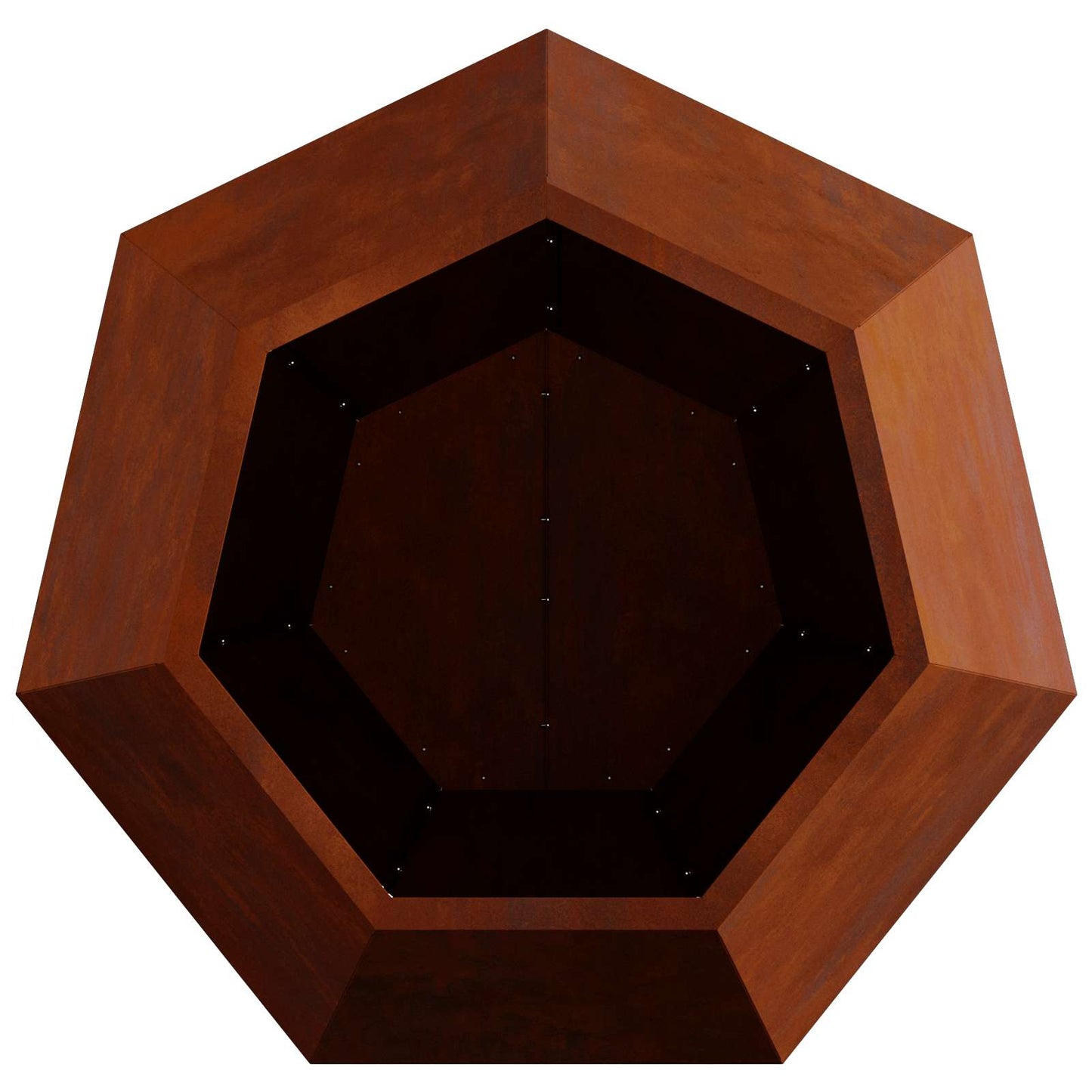 Fioriera 2 pcs Ruggine 75 x 75 x 60 cm | homemem39