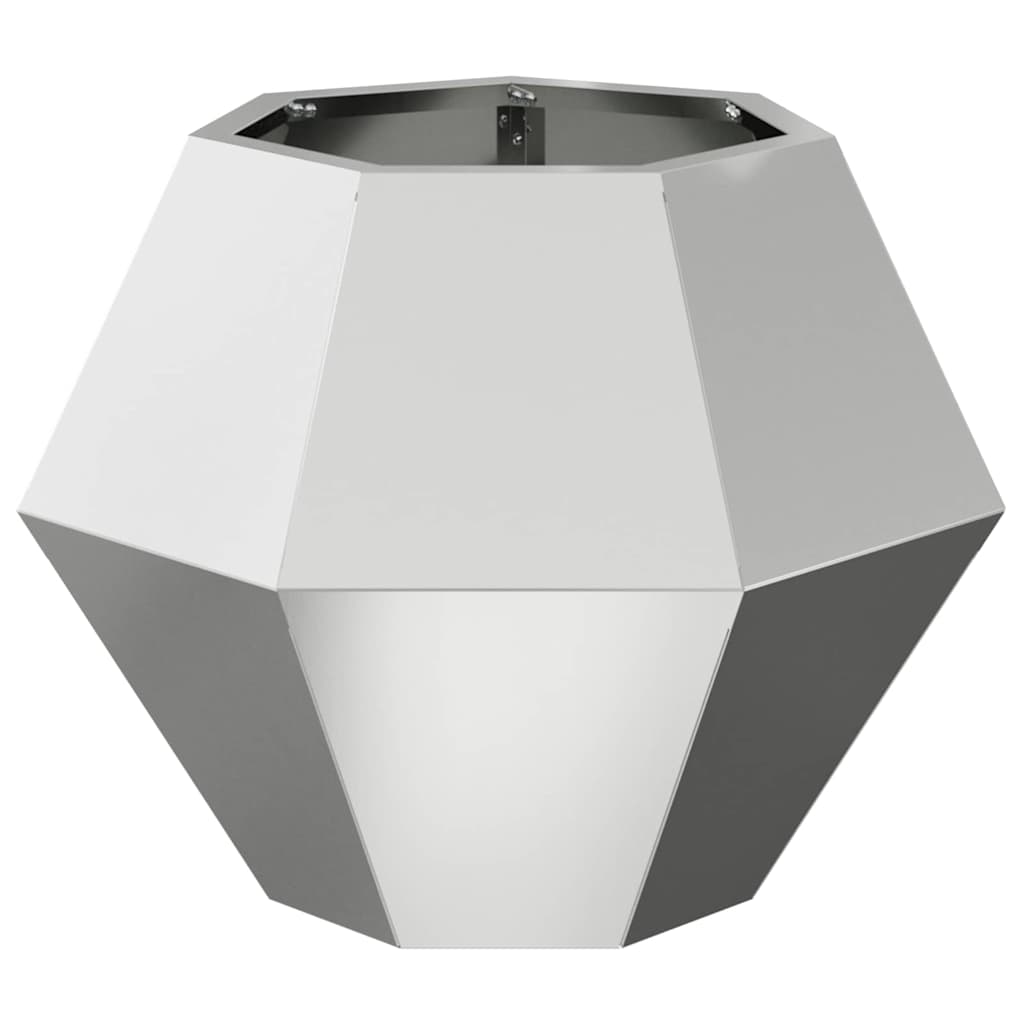 Fioriera Argento 50 x 50 x 40 cm Acciaio zincato