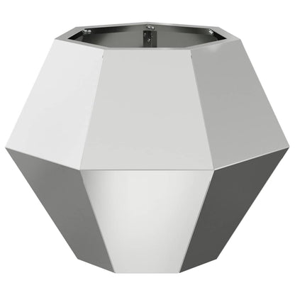 Fioriera Argento 50 x 50 x 40 cm Acciaio zincato