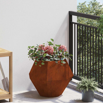 Fioriera 2 pcs Ruggine 50 x 50 x 40 cm