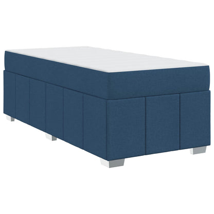 Struttura del letto con materasso Blu 80 x 200 cm Tessuto | homemem39