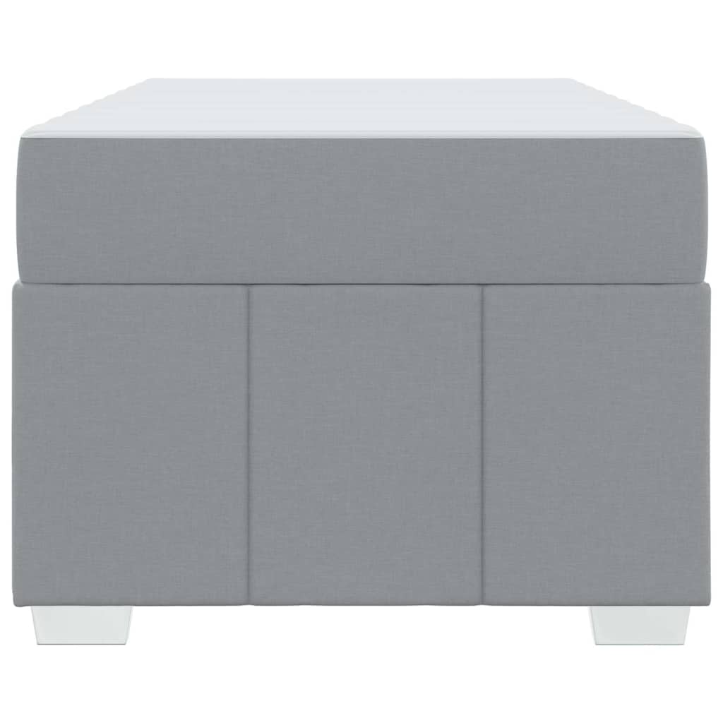 Struttura del letto Grigio chiaro 90 x 190 cm Tessuto