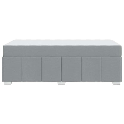 Struttura del letto Grigio chiaro 90 x 190 cm Tessuto