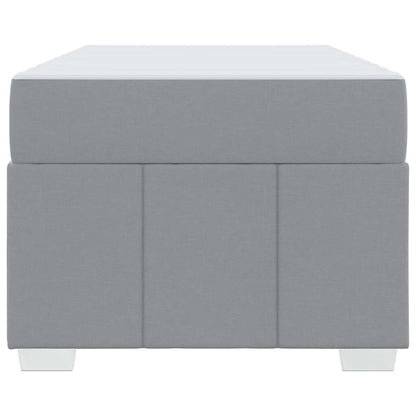 Struttura del letto Grigio chiaro 90 x 200 cm Tessuto - homemem39