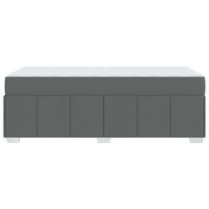 Struttura del letto Grigio scuro 90 x 200 cm Tessuto | homemem39