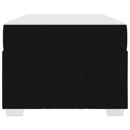 Struttura del letto con materasso Nero 90 x 200 cm Tessuto