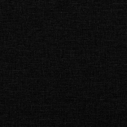 Struttura del letto con materasso Nero 90 x 200 cm Tessuto