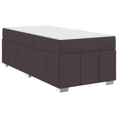 Struttura del letto Marrone Scuro 90 x 200 cm Tessuto | homemem39