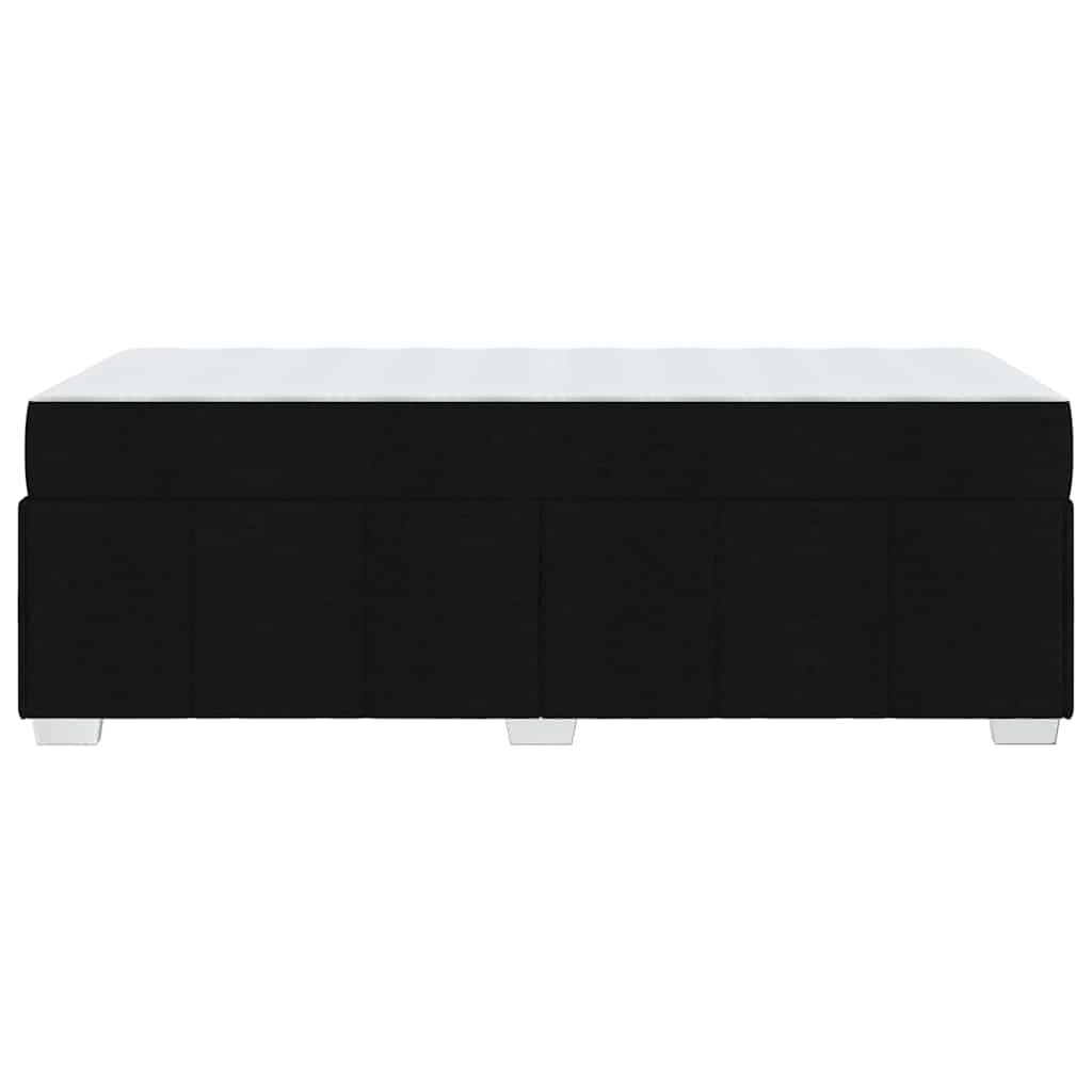 Struttura del letto con materasso Nero 100 x 200 cm Tessuto | homemem39