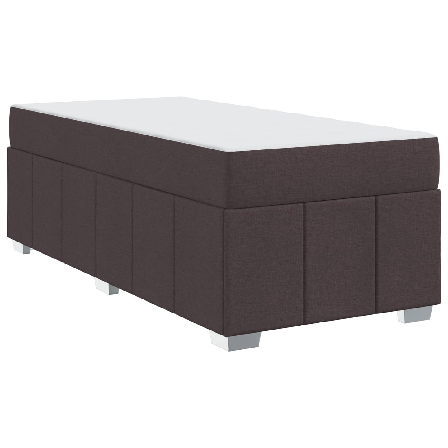 Struttura del letto Marrone Scuro 100 x 200 cm Tessuto | homemem39