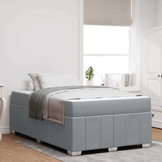 Struttura del letto Grigio chiaro 120 x 190 cm Tessuto | homemem39