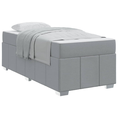 Struttura del letto Grigio chiaro 120 x 190 cm Tessuto | homemem39