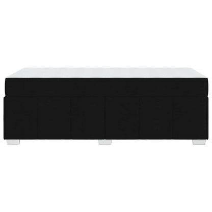 Struttura del letto con materasso Nero 120 x 190 cm Tessuto - homemem39