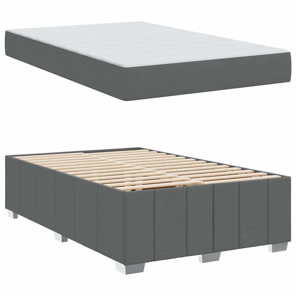 Struttura del letto Grigio scuro 120 x 200 cm Tessuto | homemem39