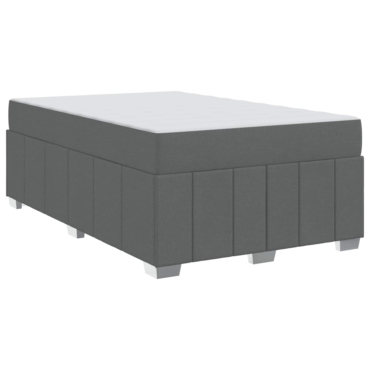 Struttura del letto Grigio scuro 120 x 200 cm Tessuto | homemem39