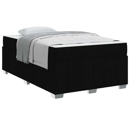 Struttura del letto con materasso Nero 120 x 200 cm Tessuto | homemem39
