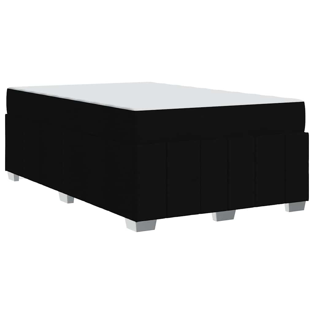 Struttura del letto con materasso Nero 120 x 200 cm Tessuto | homemem39