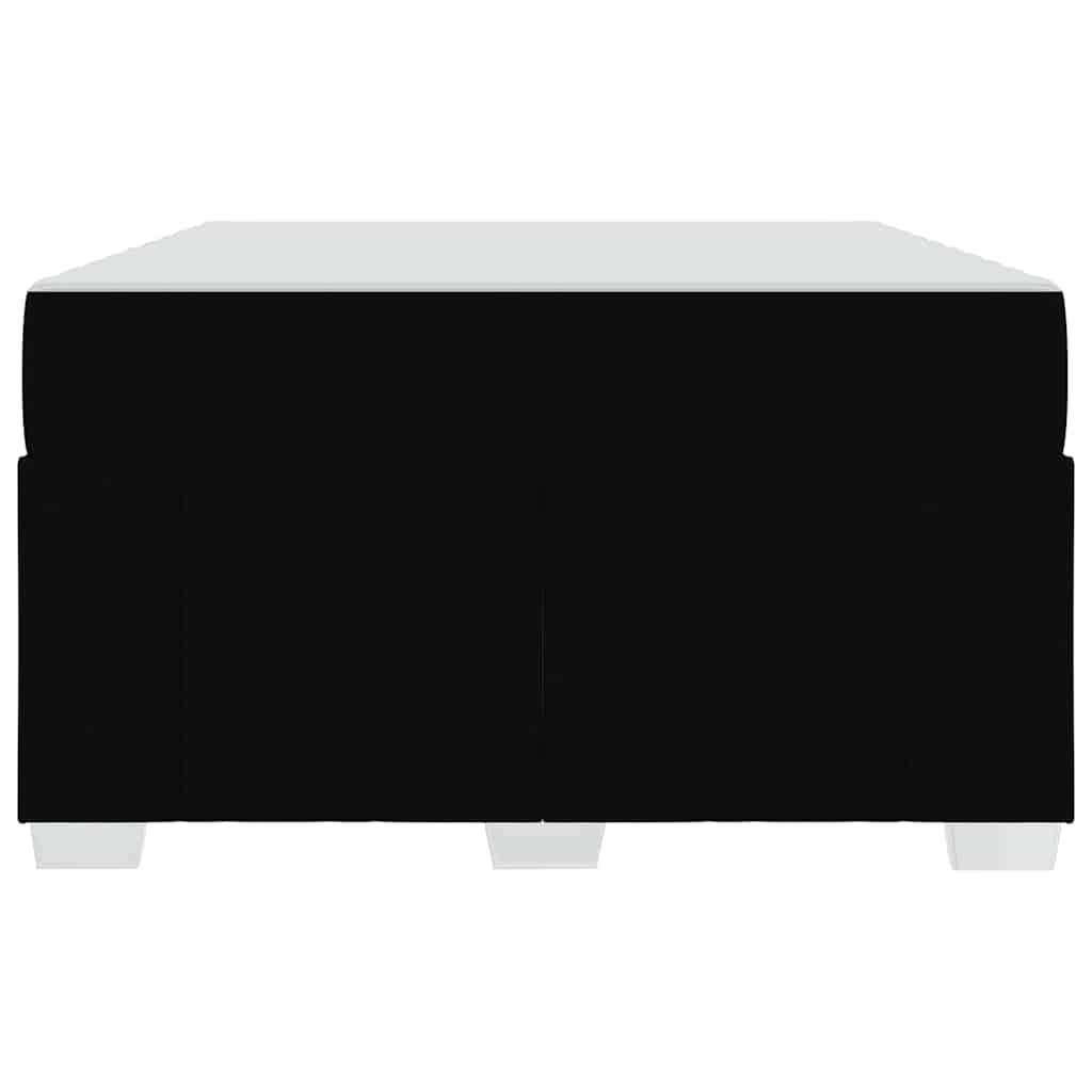 Struttura del letto con materasso Nero 120 x 200 cm Tessuto | homemem39
