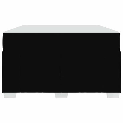 Struttura del letto con materasso Nero 120 x 200 cm Tessuto | homemem39