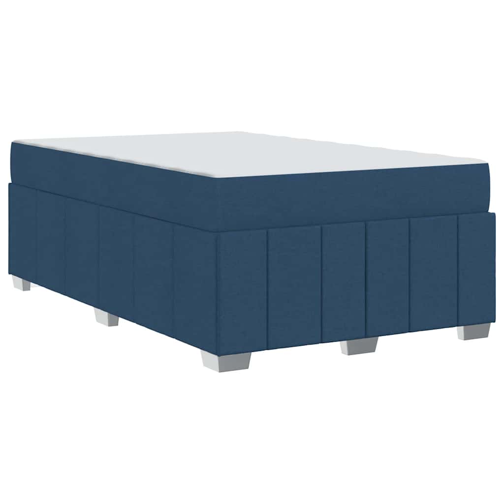 Struttura del letto con materasso Blu 120 x 200 cm Tessuto | homemem39
