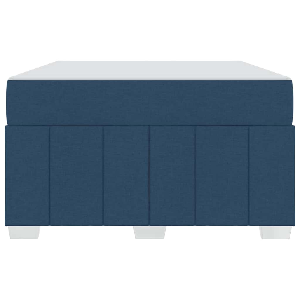 Struttura del letto con materasso Blu 120 x 200 cm Tessuto | homemem39