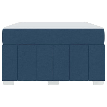 Struttura del letto con materasso Blu 120 x 200 cm Tessuto | homemem39