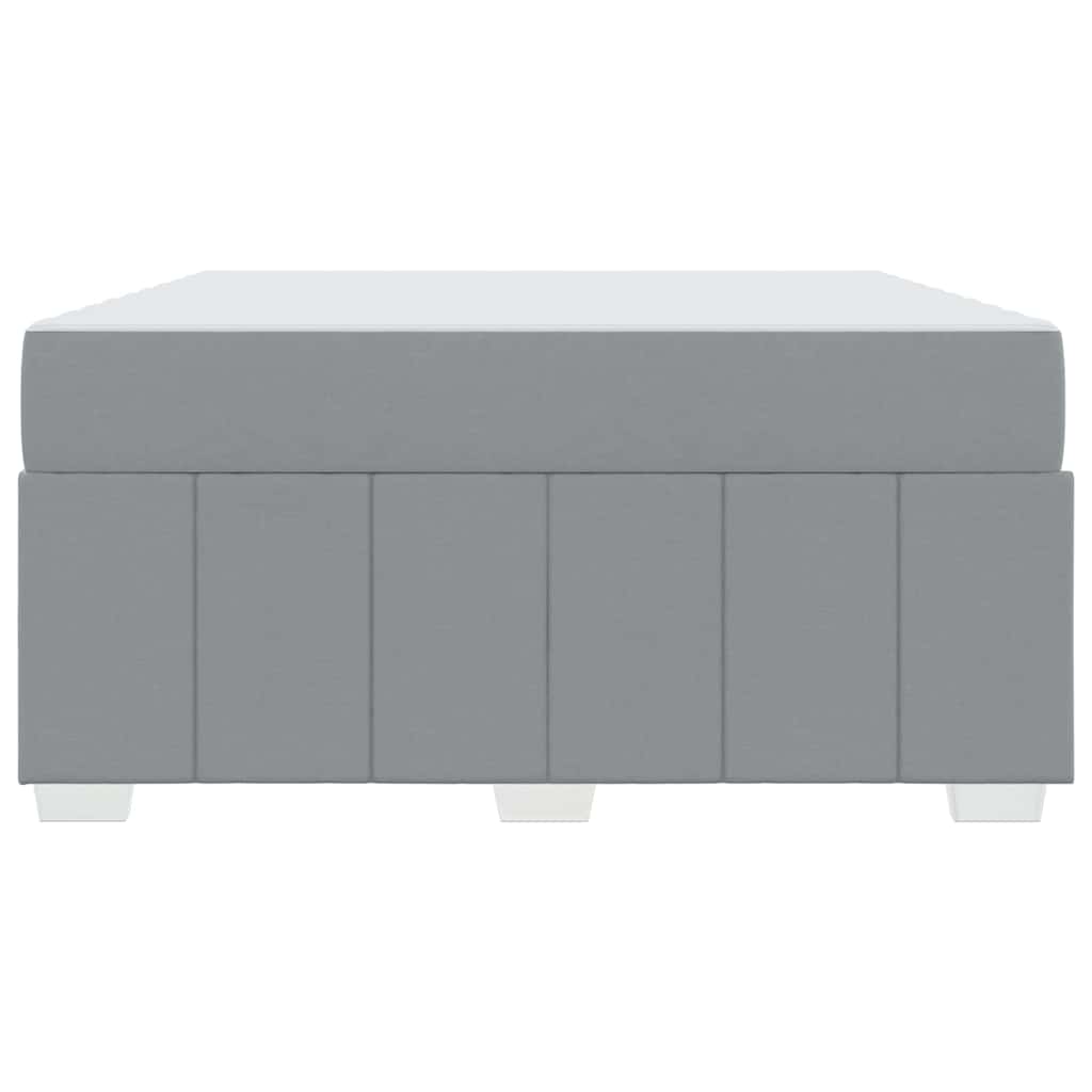 Struttura del letto Grigio chiaro 140 x 200 cm Tessuto - homemem39