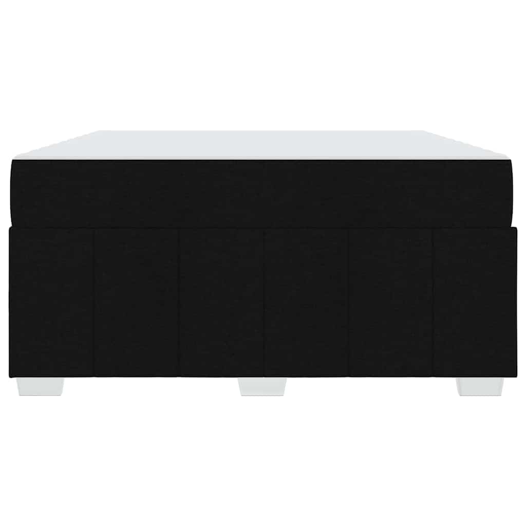 Struttura del letto con materasso Nero 140 x 200 cm Tessuto