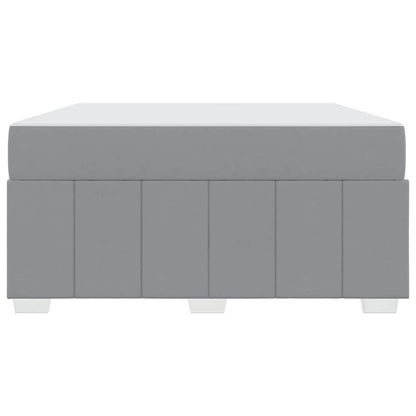 Struttura del letto Grigio chiaro 160 x 200 cm Tessuto