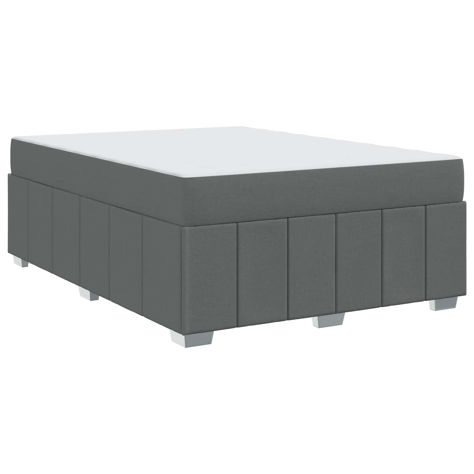 Struttura del letto Grigio scuro 160 x 200 cm Tessuto | homemem39