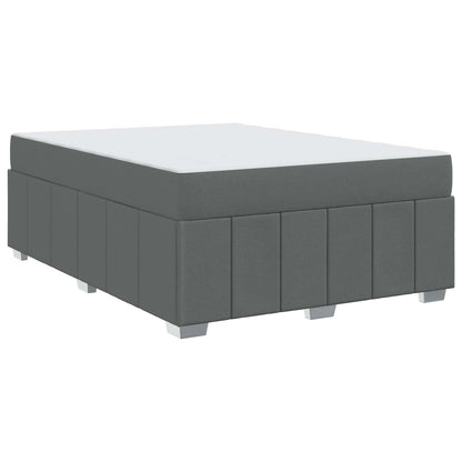 Struttura del letto Grigio scuro 160 x 200 cm Tessuto | homemem39