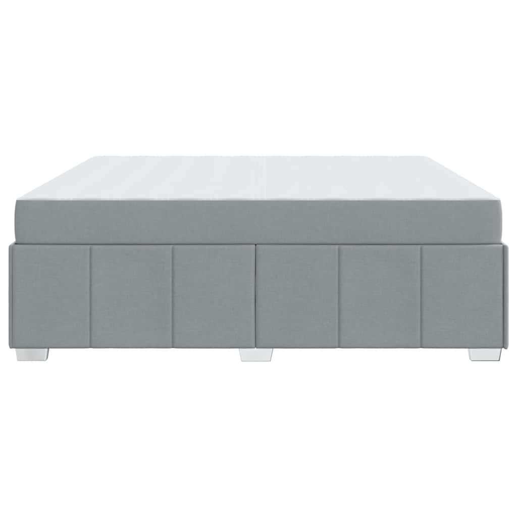 Struttura del letto Grigio chiaro 180 x 200 cm Tessuto - homemem39