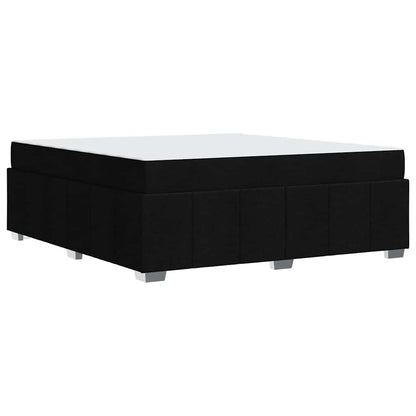 Struttura del letto con materasso Nero 180 x 200 cm Tessuto - homemem39