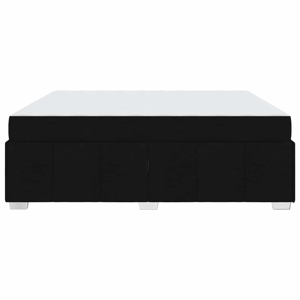 Struttura del letto con materasso Nero 180 x 200 cm Tessuto - homemem39