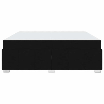 Struttura del letto con materasso Nero 180 x 200 cm Tessuto - homemem39